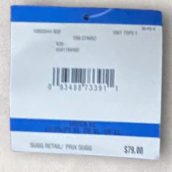 Anne Klein | NWT Women’s Long Length Animal Print Tunic Size XL - Picture 8 of 8